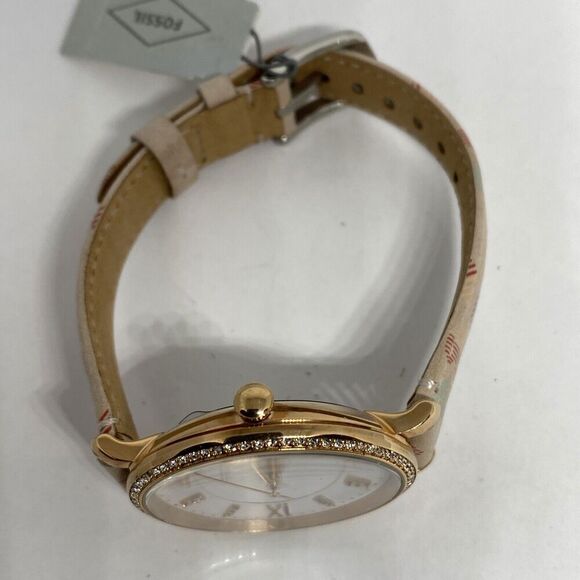 Fossil Jacqueline ES4291 Women's Leather Analog White Dial Quartz Watch XR566 - Picture 8 of 12